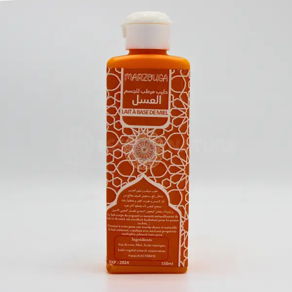 Lait hydratant au miel